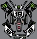 Graphic Kit for 1994-1998 Kawasaki KX125 KX250 KX 250 KX 125 Decals