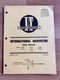 Vintage Tractor Shop Manual IH-34 International B275 B414 354 424 444 2424 2444