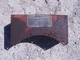 McCormick Farmall F20 IH Tractor ORIGINAL Patina tool box w/ S# plate on it