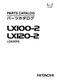 HITACHI LX100-2 LX120-2 LOADER PARTS CATALOG MANUAL