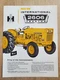 INTERNATIONAL 2606 Tractor Sales Brochure Fold-Open Vintage CR-1818-M IH