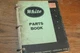1957 White Motor Company 2000B Bus Parts Book, Ser. 480020, complete