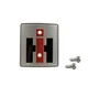 357650R1 Front Emblem for IH SUPER H HV M MTA MV W4 W6 W6TA WD9 Tractor