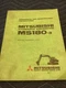 ORIGINAL MITSUBISHI MS180-3 HYDRAULIC EXCAVATOR OPERATORS MAINTENANCE MANUAL