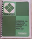 1972 Gravely Commercial 10A 12 TRACTOR PARTS LIST 12 Pages