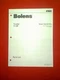 BOLENS 11 HP TRACTOR MODEL 1058 H11XL PARTS MANUAL 9/78