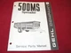 Gehl 500MS Manure Spreader Dealer's Parts Book 