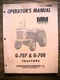MM Minneapolis Moline G707 G708 Owners Manual