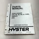 Hyster H70, 80, 90, 100 & 110XL, H90XLS Parts Manual Part No. 897526