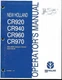 NEW HOLLAND CR920,CR940,CR960, CR970 COMBINE OPERATORS MANUAL