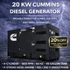 20 kW Cummins Diesel Generator Single Phase 120/240V &ndash; ATS Included