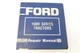 Ford 1000 Series Tractors Repair Manual Binder OEM 1300 1500 1700 1900