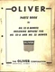 Oliver Parts Book No. 22-B Mower Including Repairs for No. 22-A and No. 22 Mower