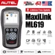 Autel MaxiLink ML619 OBD2 Auto Diagnostic Code Reader ABS SRS Check Engine Tool
