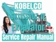 Kobelco Excavator SK115SRDZ-1E Service Repair Manual