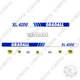 Fits Gradall XL4200 Decal Kit Excavator Decals Reproduction Stickers - 3M VINYL!