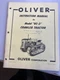 Original Oliver Cletrac Crawler OC-3 Operators Manual