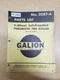 Galion 9-Wheel Self-Propelled Pneumatic Tire Roller Parts List Catalog (2087-A)