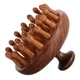Wide Tooth Brush Wooden Comb Massage Manual Scalp Massagers Head