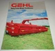 *Gehl MC 2245 2275 Swing Frame Mower Conditioner Sales Brochure 1993 Literature