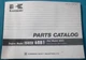 KAWASAKI 60Z WHEEL LOADER ISUZU 6BB1 ENGINE PARTS CATALOG MANUAL BOOK