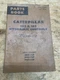 CAT Caterpillar No. 153 163 Hydraulic Control Parts Book UE070087