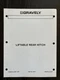 Gravely Illustrated Parts List Liftable Rear Hitch Part 40701 ￼ For G Series