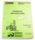 CLARK C500 Forklift Lift Truck Service Workshop Repair Shop Overhaul Manual Book