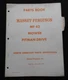 1967 MASSEY-FERGUSON MF 42 PITMAN DRIVE MOWER PARTS CATALOG MANUAL NICE SHAPE