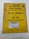 International Parts Catalog for UC-135 Series B and UC-153 Engine & Attachments
