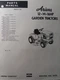 Ariens S-12 S-14 S-16 931001 Lawn Garden Tractor & Implements Parts Manual 1975
