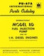 International RD Fuel Injection Pump TD-6-62 TD-9-92 TD9-B TD-20 Parts Manual