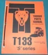 THOMAS T133 S SERIES SKID STEER LOADER PARTS MANUAL BOOK CATALOG LE006075-UP