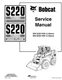 Bobcat S220 S220 Turbo HF Service Manual PDF