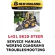 NEW HOLLAND L451 SKID STEER MANUAL SHOP SERVICE REPAIR ENGINE  PDF