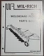 Wil-Rich 2900 Moldboard Plow Parts Manual Part # 74024 JM2/85-1.0M