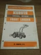 Kubota BF900 Front Loader Original Parts Catalog Manual