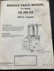 Yale Walkie Forklift Parts Manual OS030EA #1527 3000 LB capacity