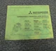 Mitsubishi FD20 FD25 FD30 Forklift Lift Truck Owner Operator Maintenance Manual