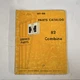 International Harvester HT-46 Parts Catalog Service Parts Manual for 82 Combine