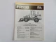 Fiat Allis FR10B Wheel Loader Brochure 4 Page