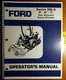 Ford 930-A 930A 48 60 72 Rear Mounted Rotary Mower 1983-85 Owner Operator Manual