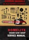 HOMELITE OLDER XL XL2 SUPER 2 SERVICE MAINTENANCE MANUAL