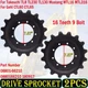2pcs Sprocket 16 Teeth 9 Bolt For Takeuchi TL8 TL230 Mustang MTL16 Gehl CTL60