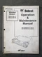 Bobcat Whisker Broom WB72 WB90 Operators Manual