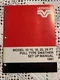 Versatile Model 10 15 18 20 24 Ft Pull Type SWATHERS set up Manual 1981