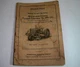 Vtg McCormick-Deering FARMALL Tractor Cultivator No. HM-221 Instruction Manual