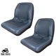 Two (2) Gray High Back Seats for Bobcat 2200 2200D UTV 102707301CC, 103267001CC