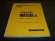 Komatsu Galeo WA150L-5 Wheel Loader Owner Operator Maintenance Manual SN 65001-