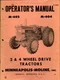 Vintage 1960s - MINNEAPOLIS-MOLINE - M-602 / M-604 - TRACTOR - OPERATOR'S MANUAL